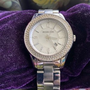 Michael Kors Madison Crystallized MK5401 Women Wrist Watch Stainless Steel